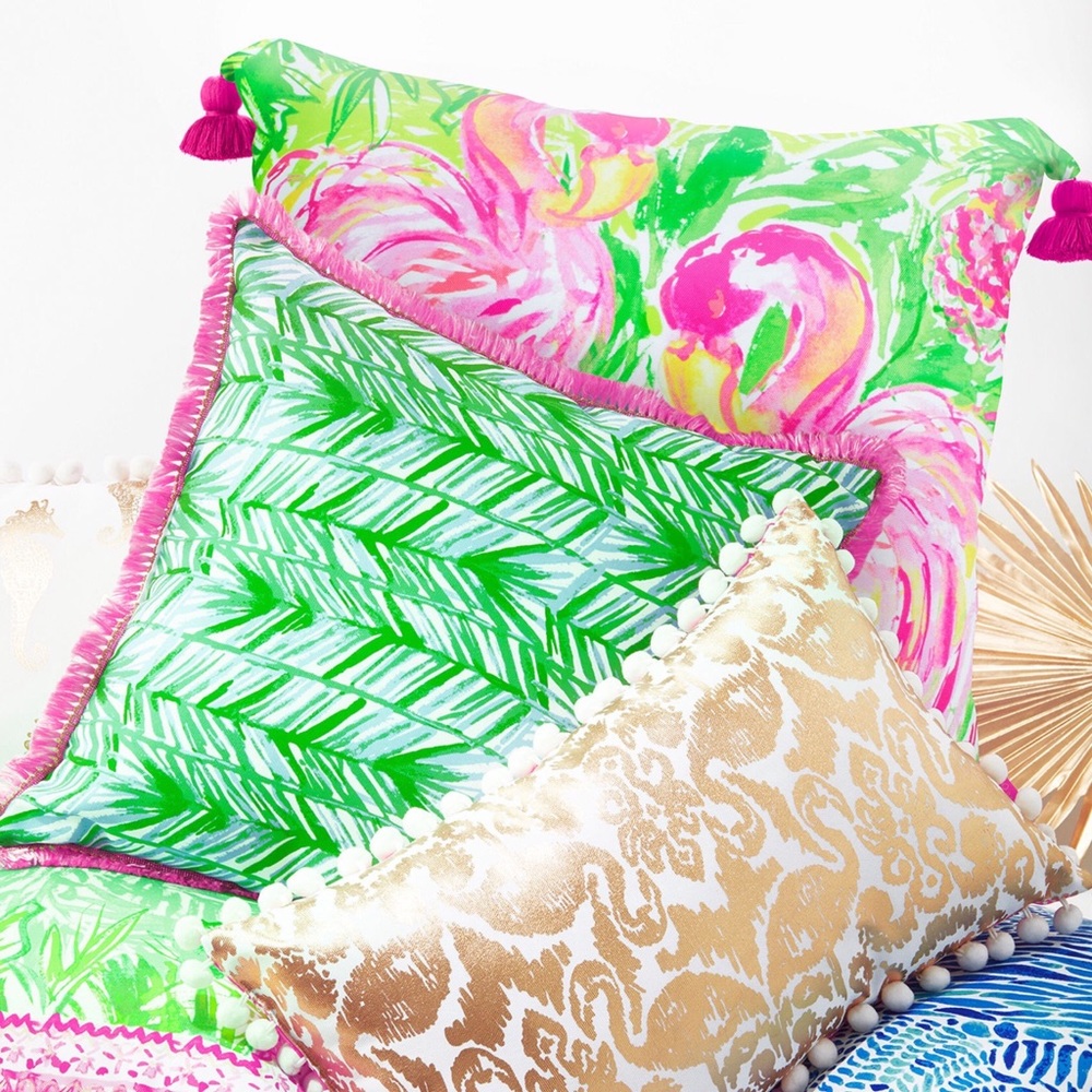 Lilly Pulitzer 3 Pc Set Pillows - Picture 2 of 8
